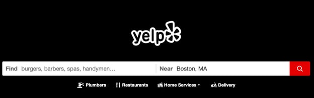 Microcopy on Yelp 